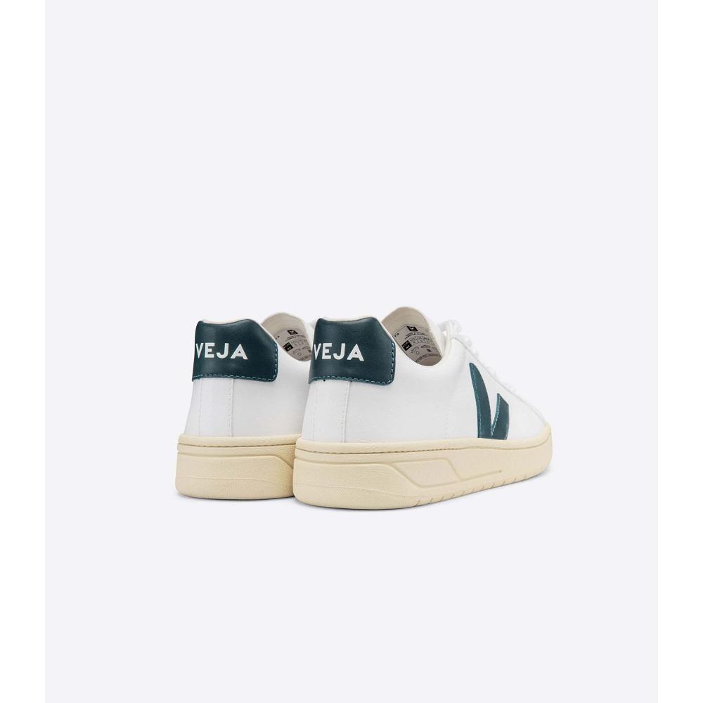 White/Blue Women's Veja URCA CWL Sneakers | AU 635WNB